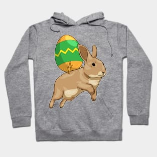 Bunny Easter Riding Easter egg Hoodie